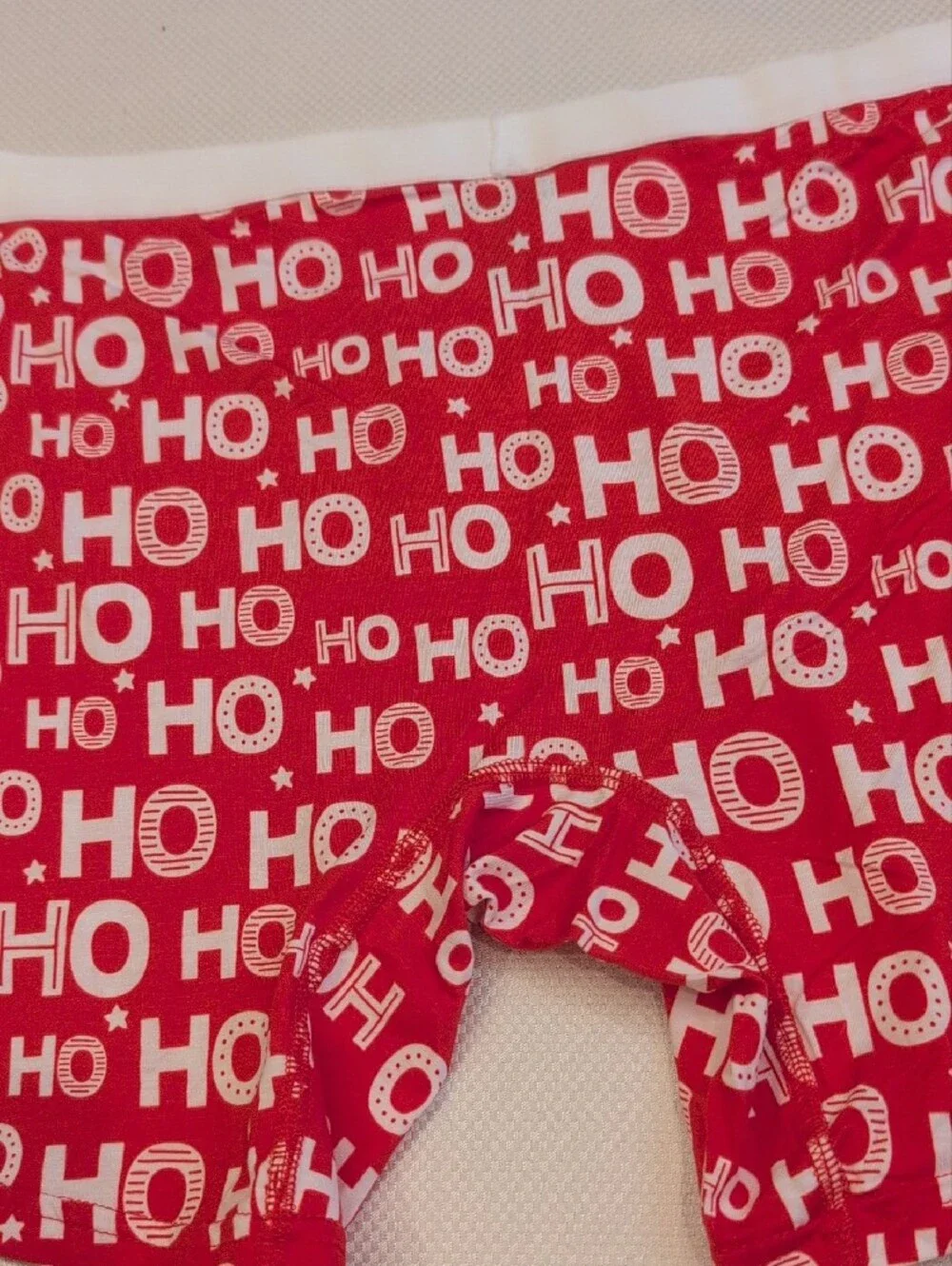 Men's Tipsy Elves Red Holiday 'HO' Boxer Briefs